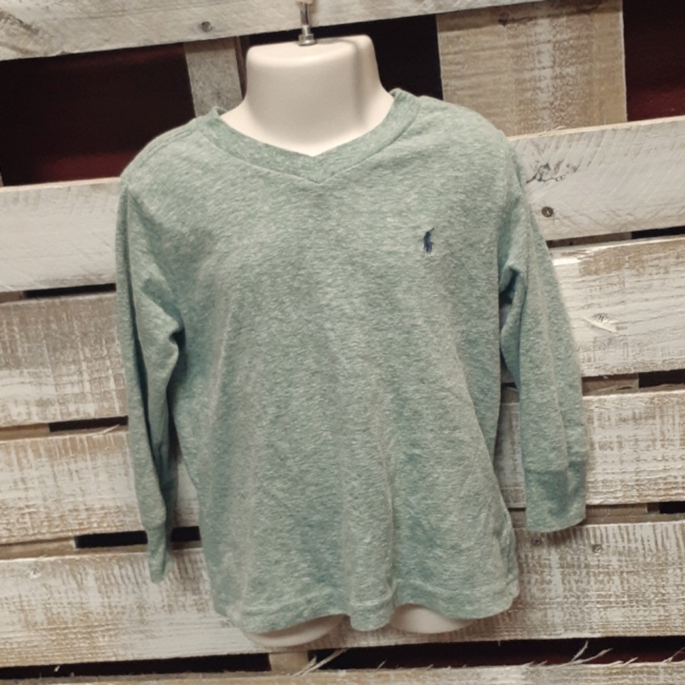 Polo by Ralph Lauren boys shirt. Light green. Size 2T